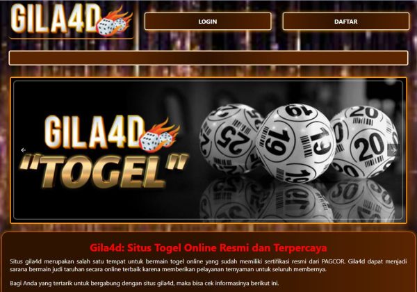 Situs Togel Online Dan Slot Online Aman Terpercaya di Indonesia
